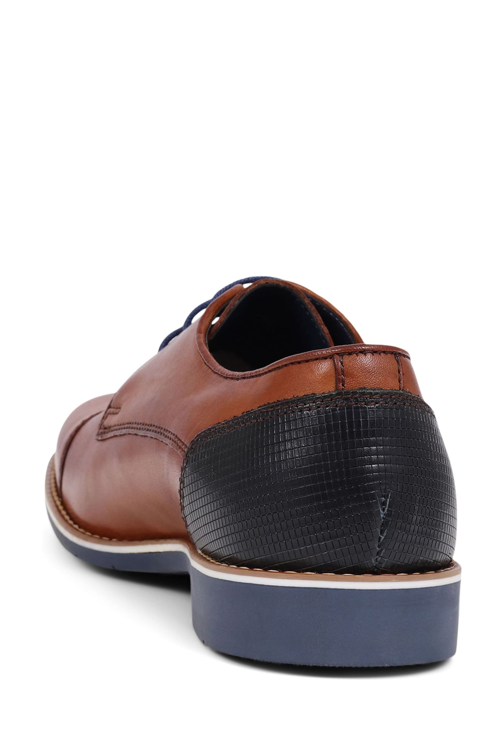 Pavers Smart Leather Brown Shoes - Image 3 of 5