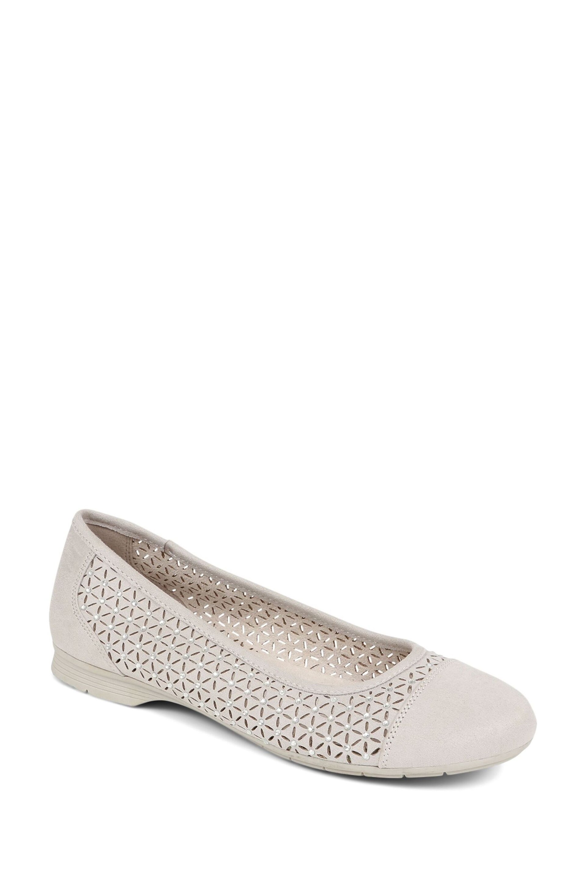 Pavers Grey Embellished Pumps - Image 1 of 5