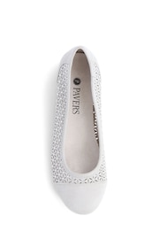 Pavers Grey Embellished Pumps - Image 4 of 5