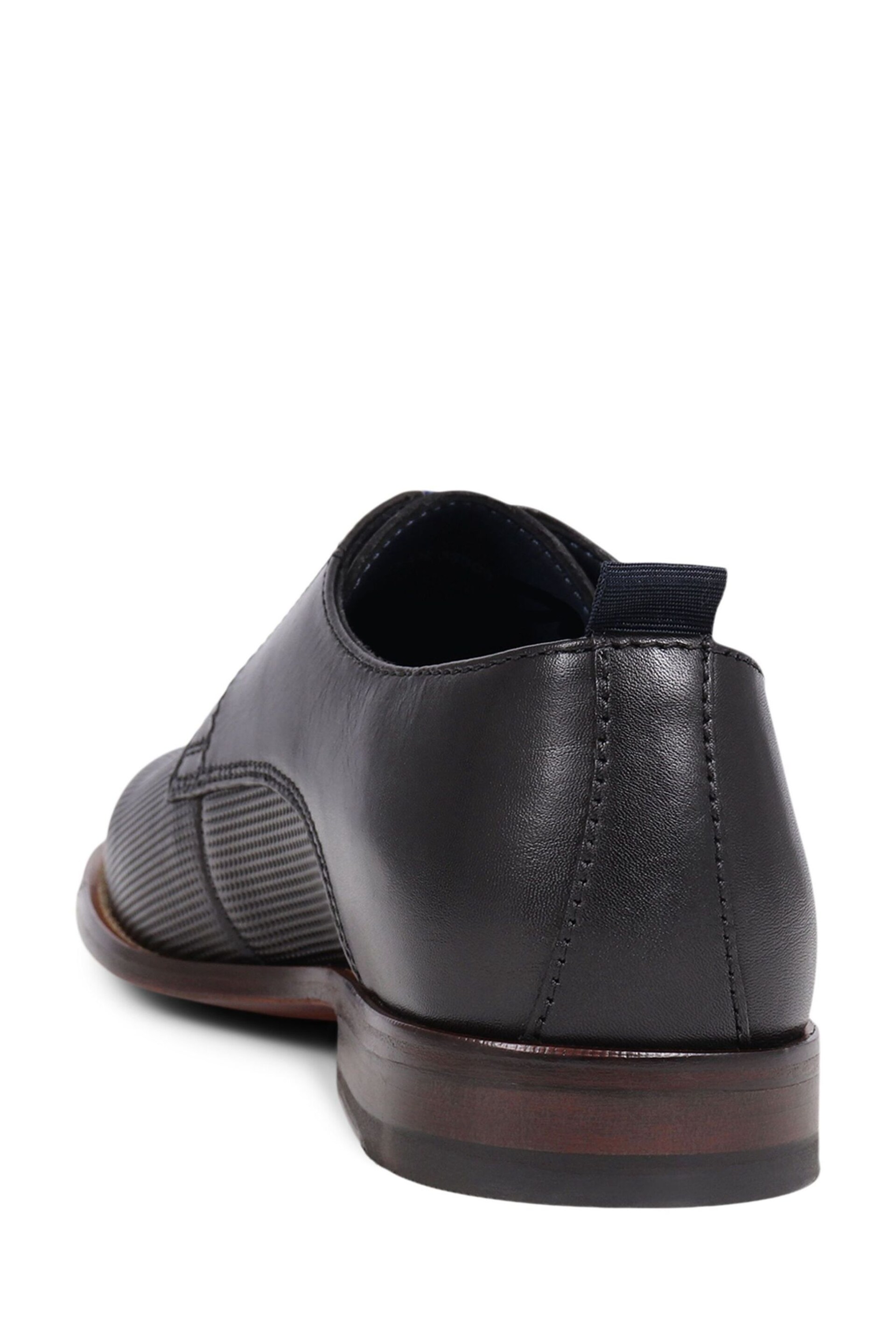 Pavers Lace-Up Smart Black Shoes - Image 3 of 5