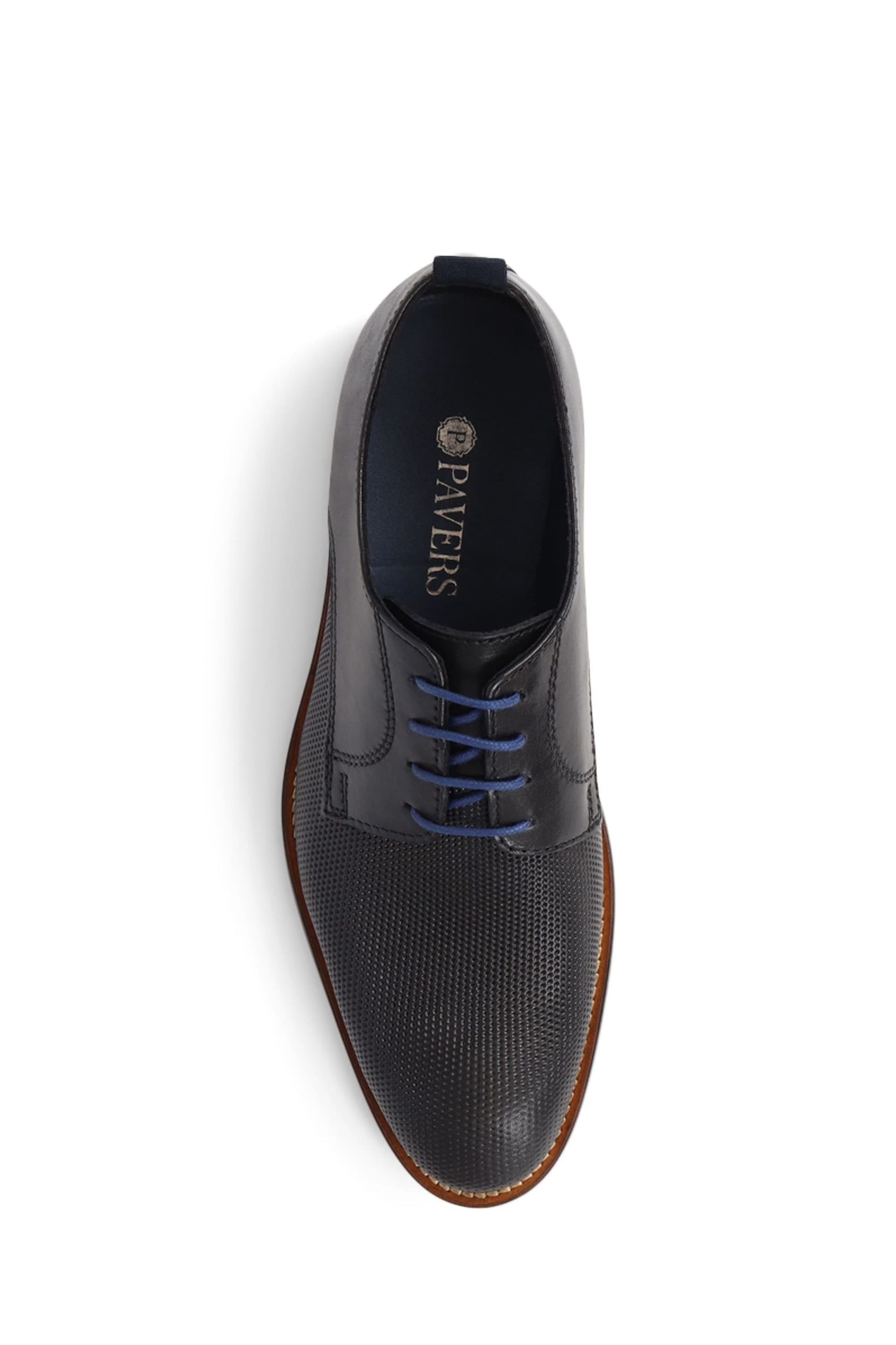 Pavers Lace-Up Smart Black Shoes - Image 4 of 5