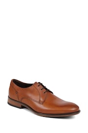Pavers Leather Lace-Up Brown Shoes - Image 1 of 5