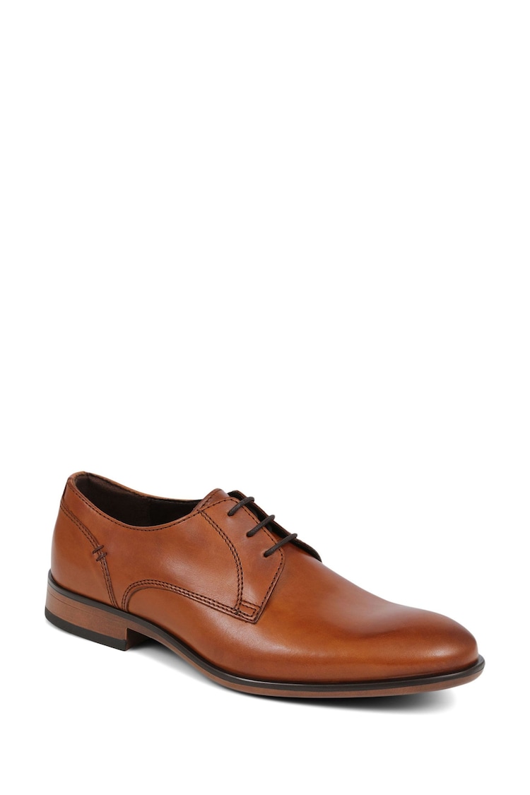 Pavers Brown Pavers Leather Lace-Up Shoes - Image 1 of 5