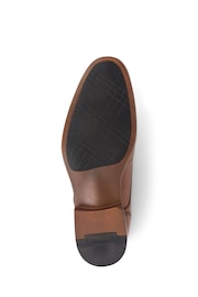 Pavers Leather Lace-Up Brown Shoes - Image 5 of 5