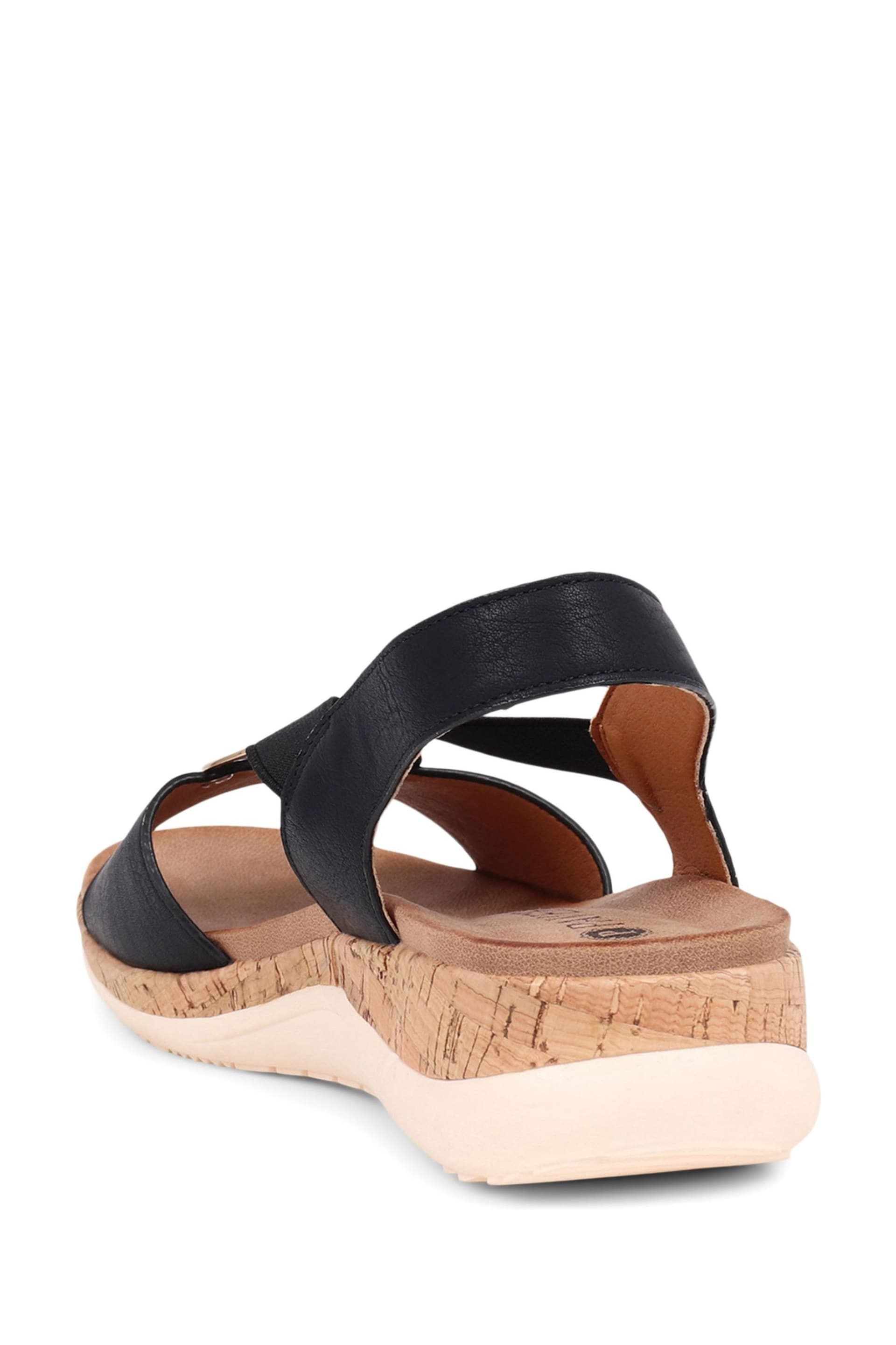 Pavers Slip-Ons Black Sandals - Image 4 of 6