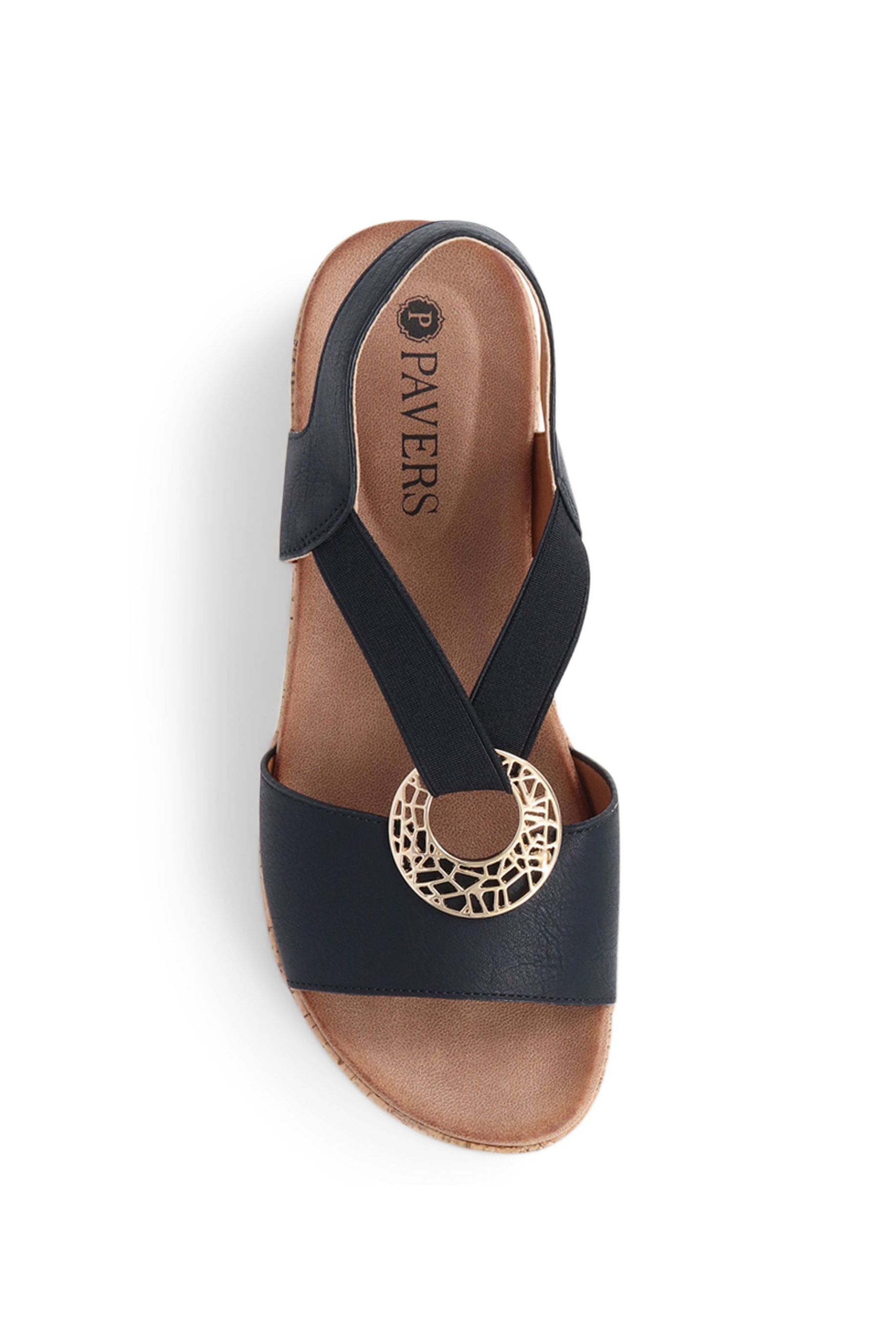 Buy Pavers Black Pavers Slip Ons Black Sandals from the Next UK online shop