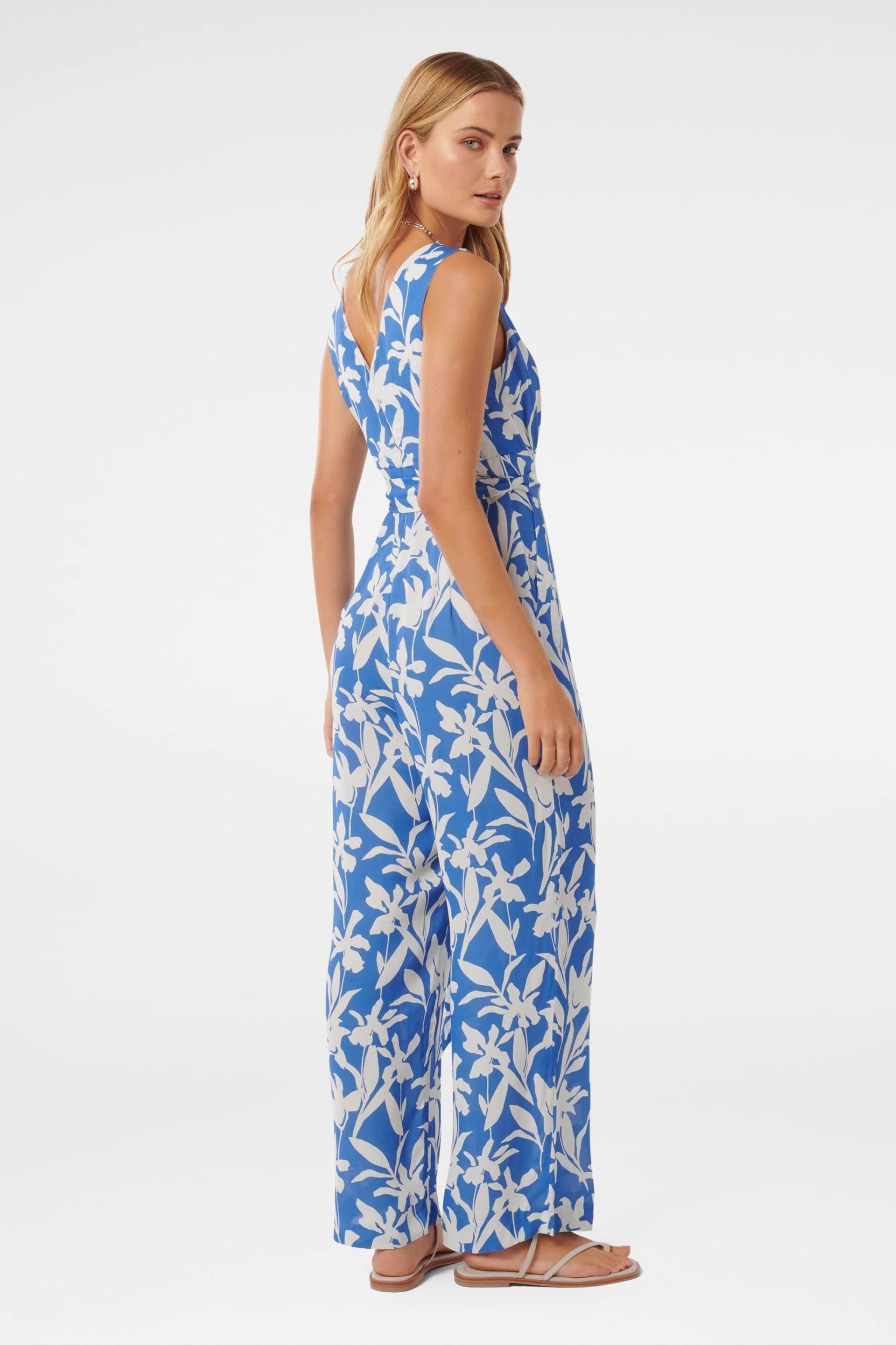 Forever New Blue Tamsin Casual Jumpsuit - Image 4 of 4