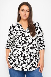 Evans Floral Black Blouses - Image 1 of 1