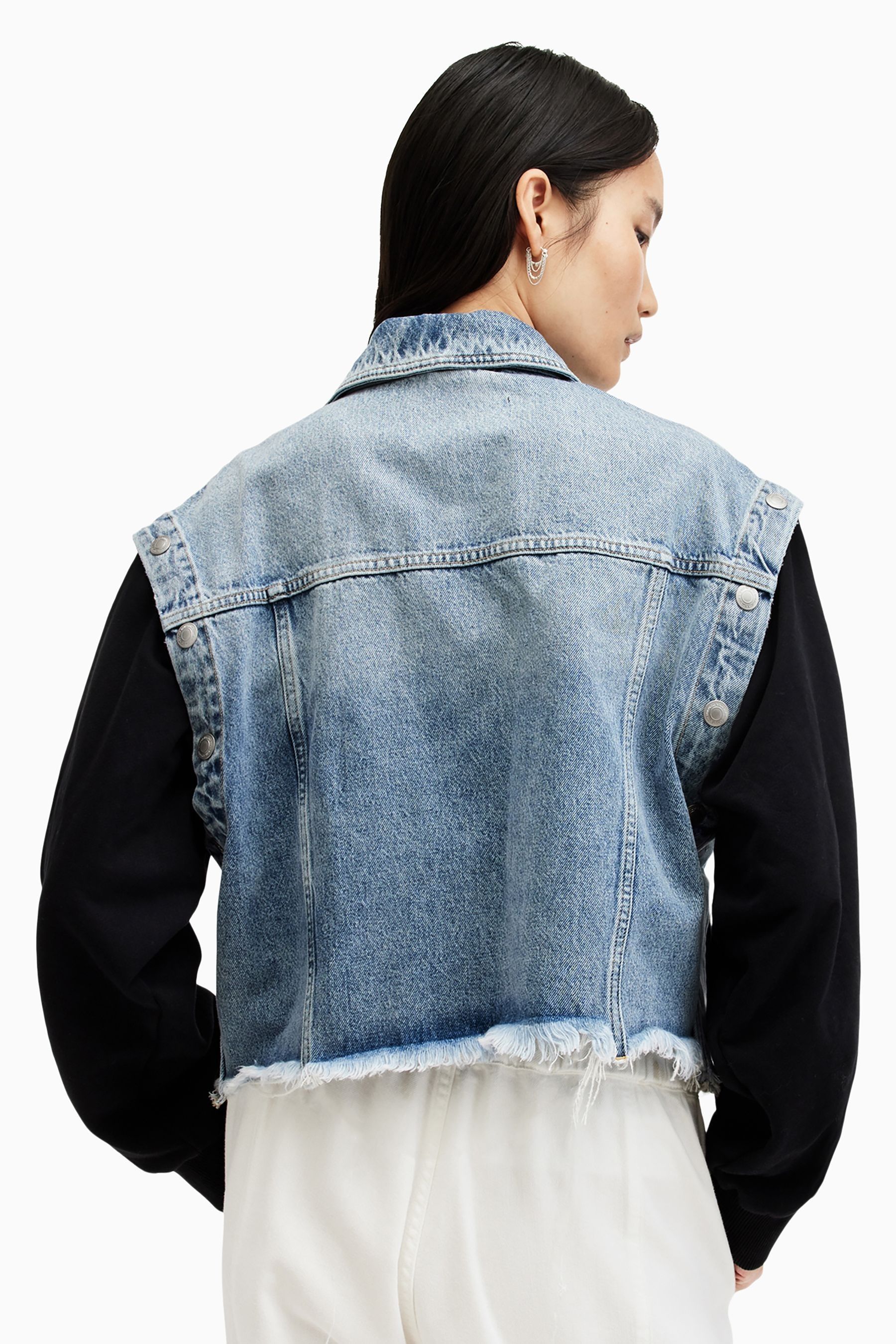 Denim sweat jacket 2025