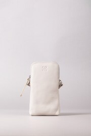 Lakeland Leather White Lakeland Leather Coniston Leather Cross Body Phone Pouch - Image 1 of 6