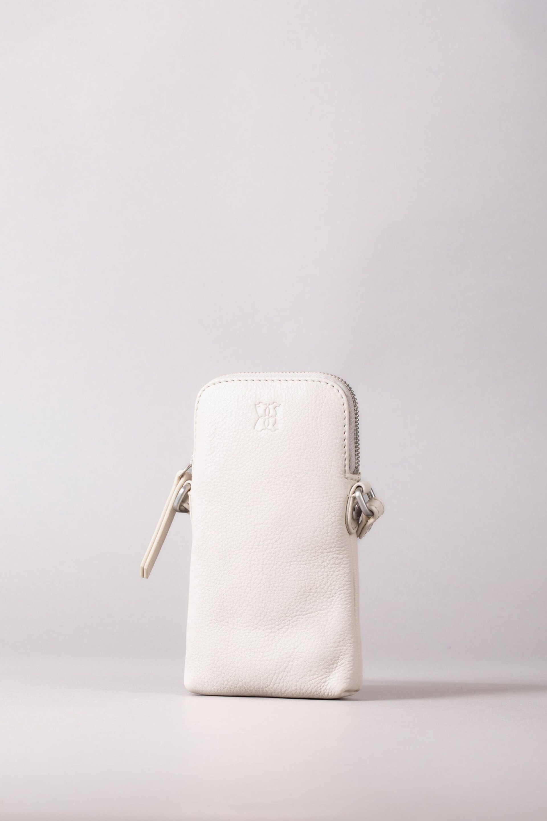 Lakeland Leather White Coniston Leather Cross-Body Phone Pouch - Image 2 of 6