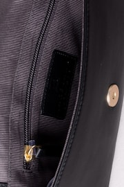 Lakeland Leather Tarnbeck Small Leather Flapover Cross-Body Black Bag - Image 6 of 6