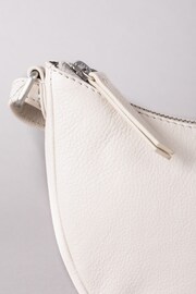 Lakeland Leather White Coniston Crescent Cross-Body Bag - Image 5 of 6