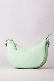 Lakeland Leather Green Coniston Crescent Cross-Body Bag - Image 1 of 6