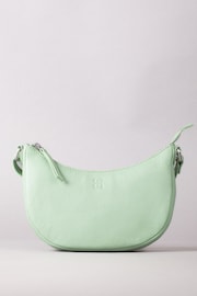 Lakeland Leather Green Coniston Crescent Cross-Body Bag - Image 2 of 6
