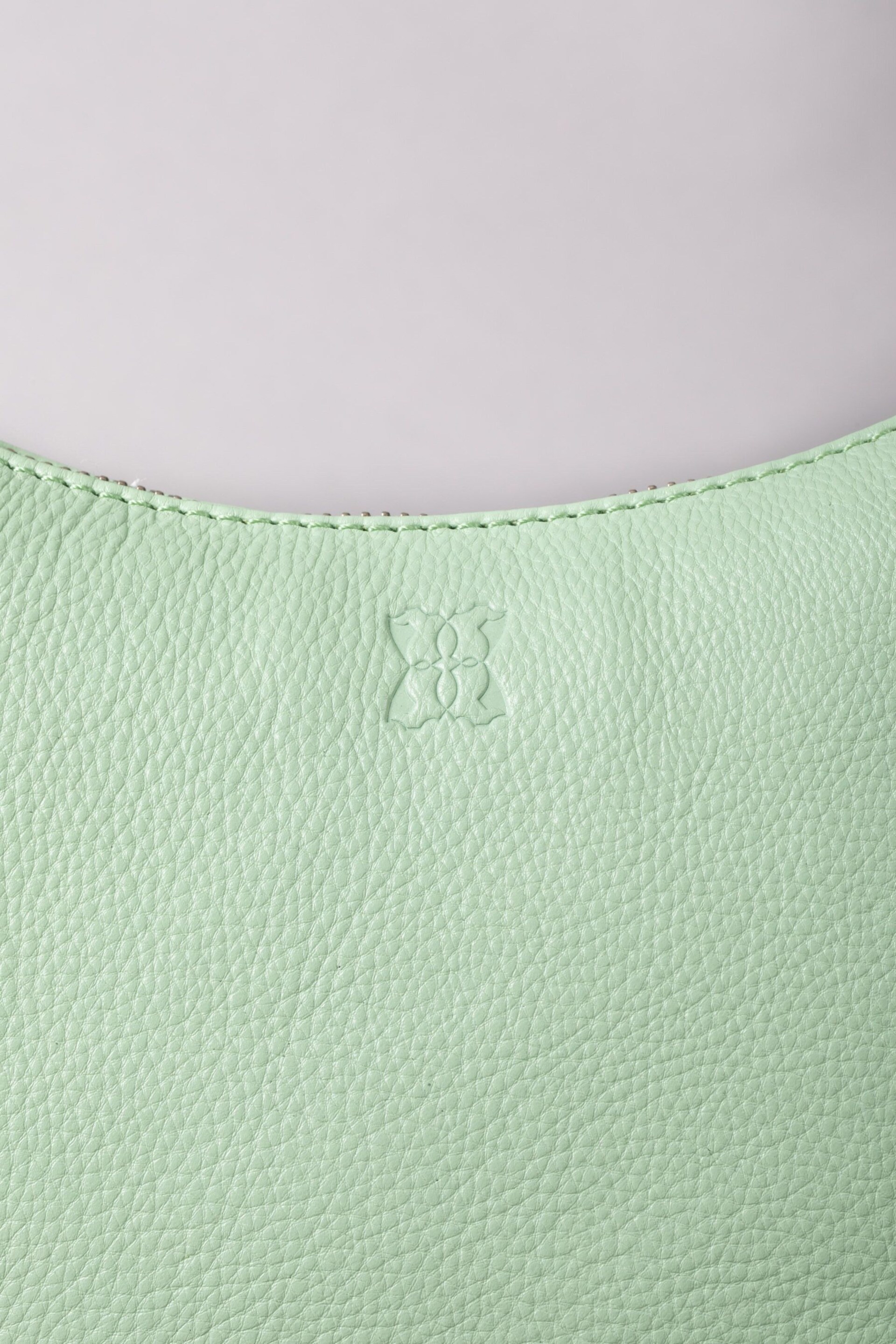 Lakeland Leather Green Coniston Crescent Cross-Body Bag - Image 3 of 6