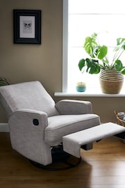 Obaby Pebble Swivel Glider Recliner Chair - Image 1 of 4