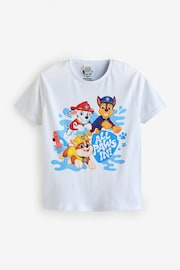 Vanilla Underground White Boys 100% Cotton Paw Patrol Licensed T-Shirt - Image 1 of 5