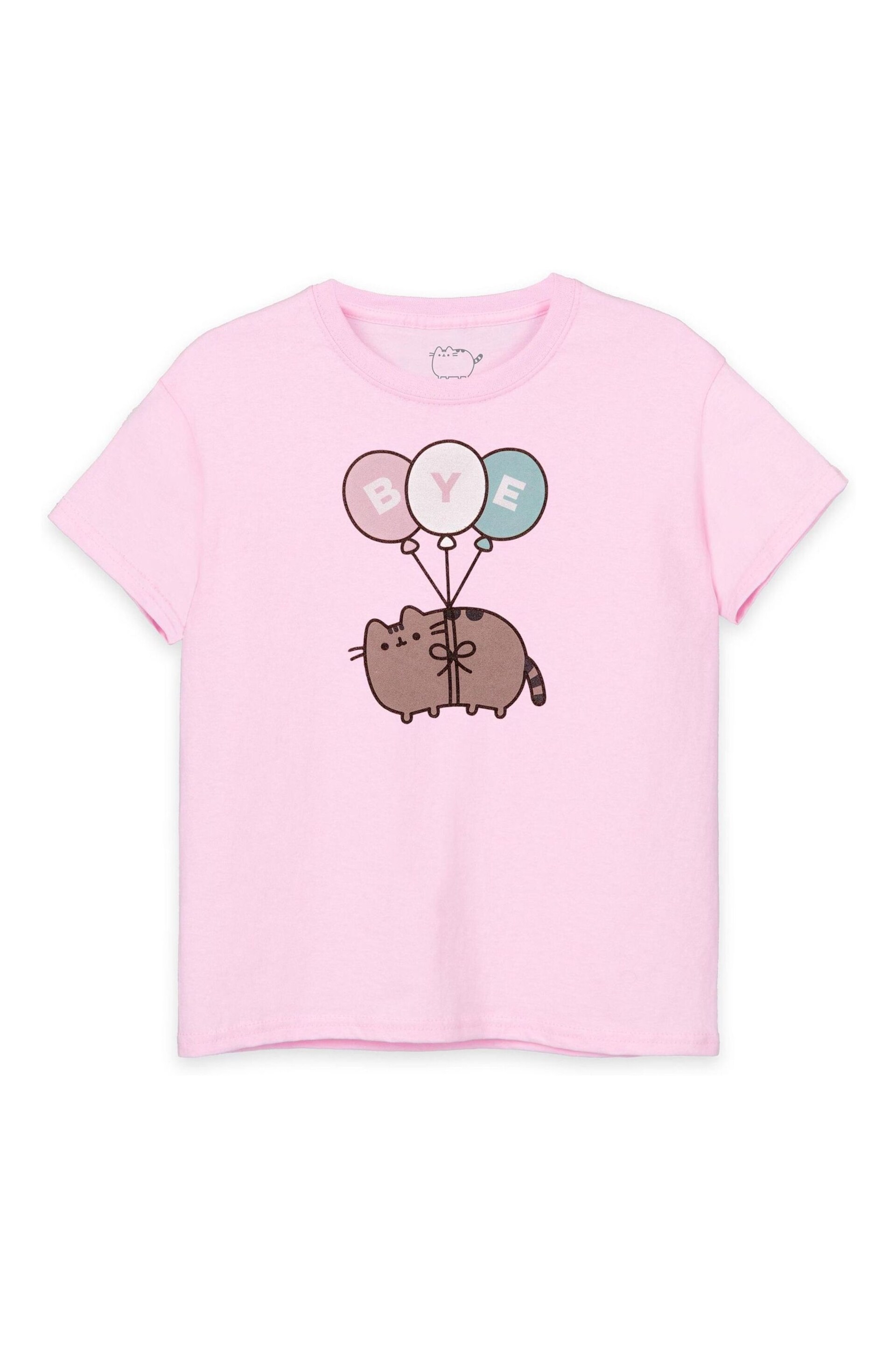 Vanilla Underground Pink Pusheen Girls Licensed T-shirt - Image 1 of 5