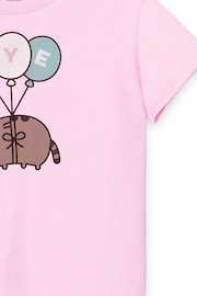 Vanilla Underground Pink Pusheen Girls Licensed T-shirt - Image 4 of 5