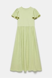 Mint Velvet Green Jersey Ruffle Midi Dress - Image 3 of 4