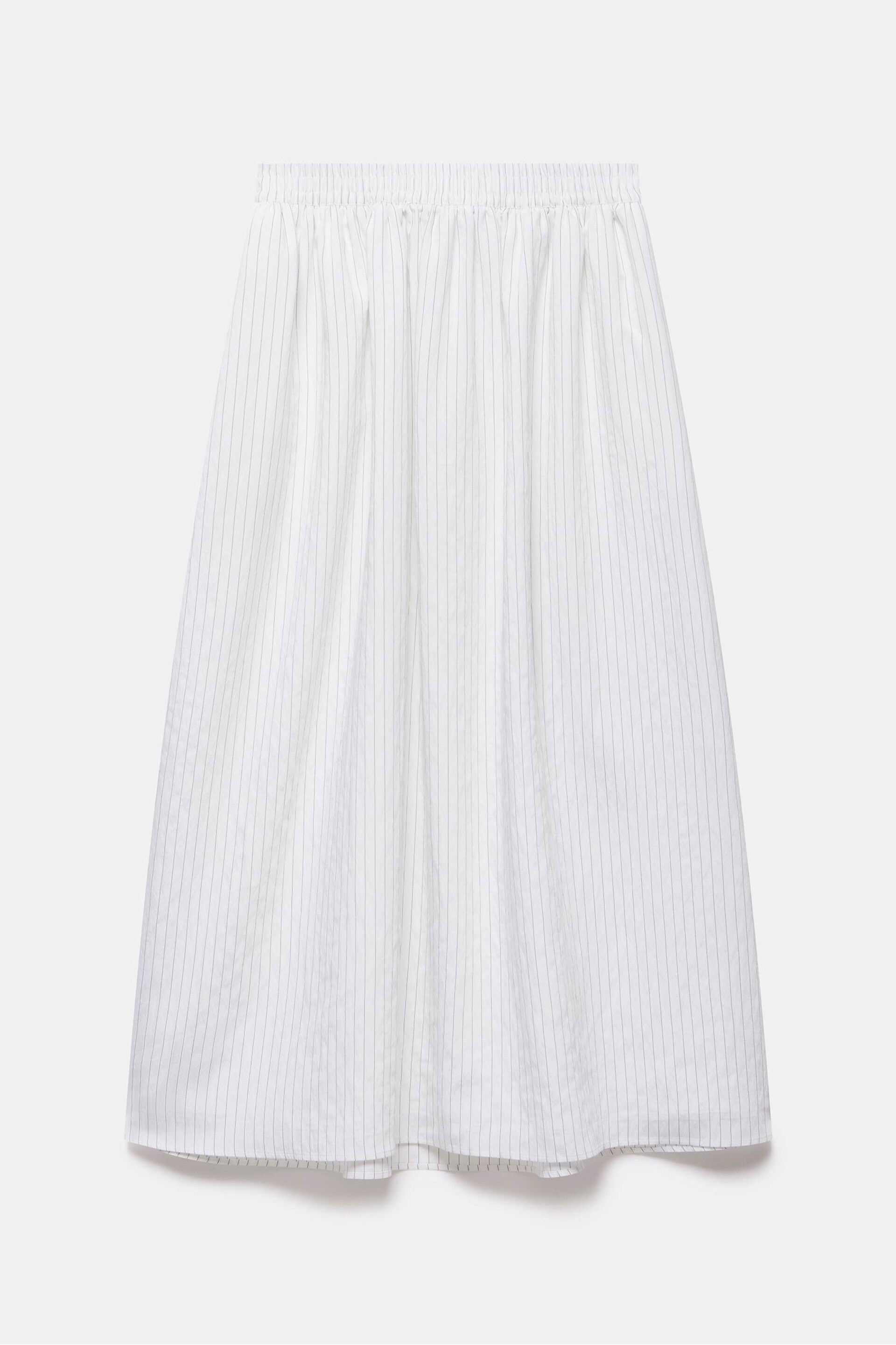Mint Velvet White Striped Maxi Skirt - Image 3 of 4