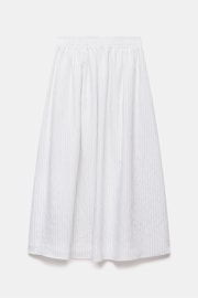 Mint Velvet White Striped Maxi Skirt - Image 4 of 4