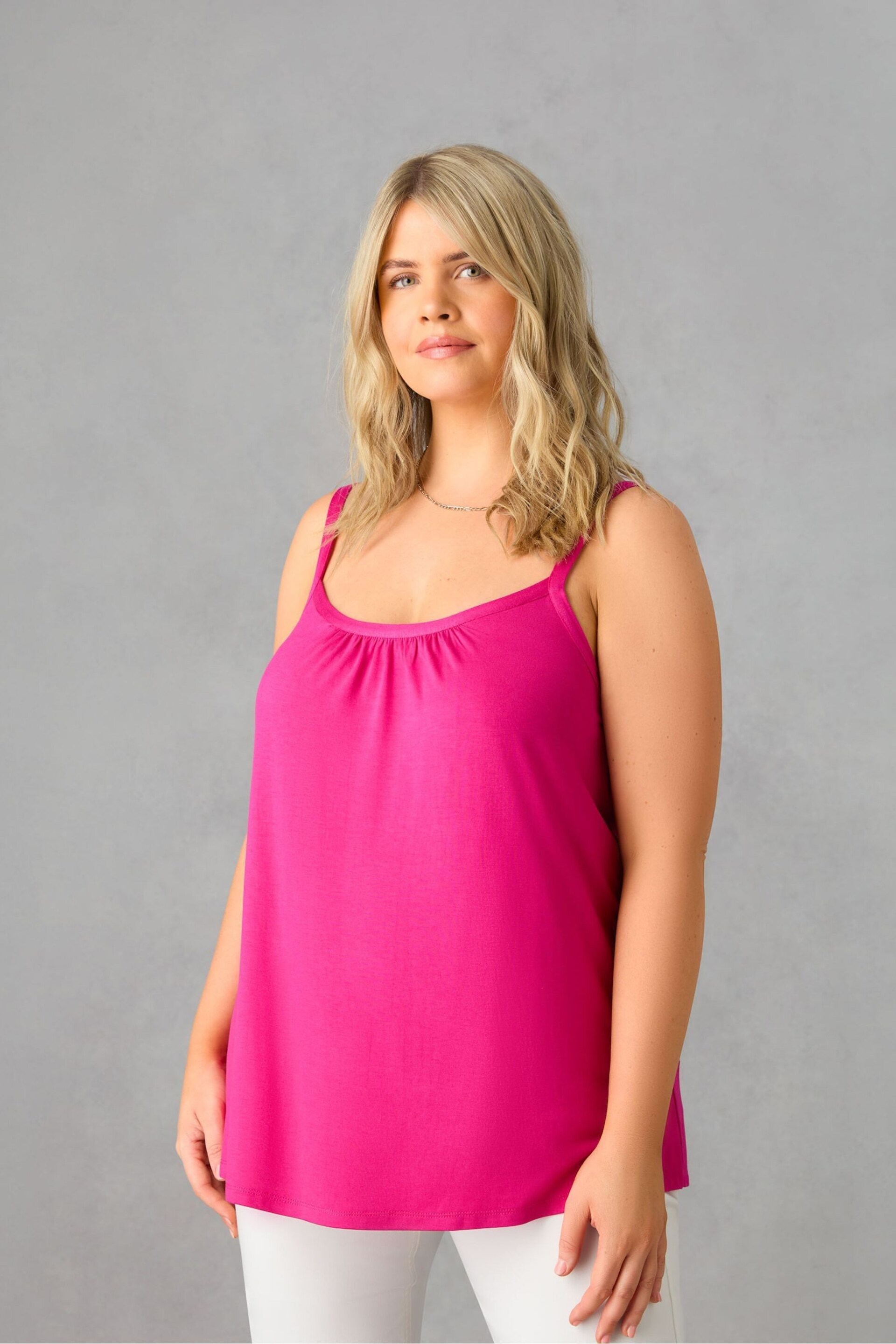 Live Unlimited Pink Jersey Cami - Image 2 of 3