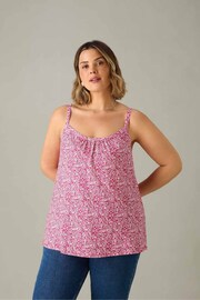 Live Unlimited Pink Paisley Jersey Cami - Image 2 of 4