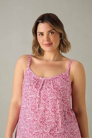 Live Unlimited Pink Paisley Jersey Cami - Image 3 of 4