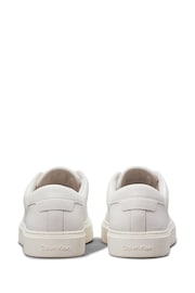 Calvin Klein White Low Top Lace Up Trainers - Image 2 of 5