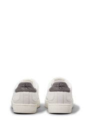 Calvin Klein Grey Classic Cupsole Low Lace-Up Trainers - Image 4 of 5