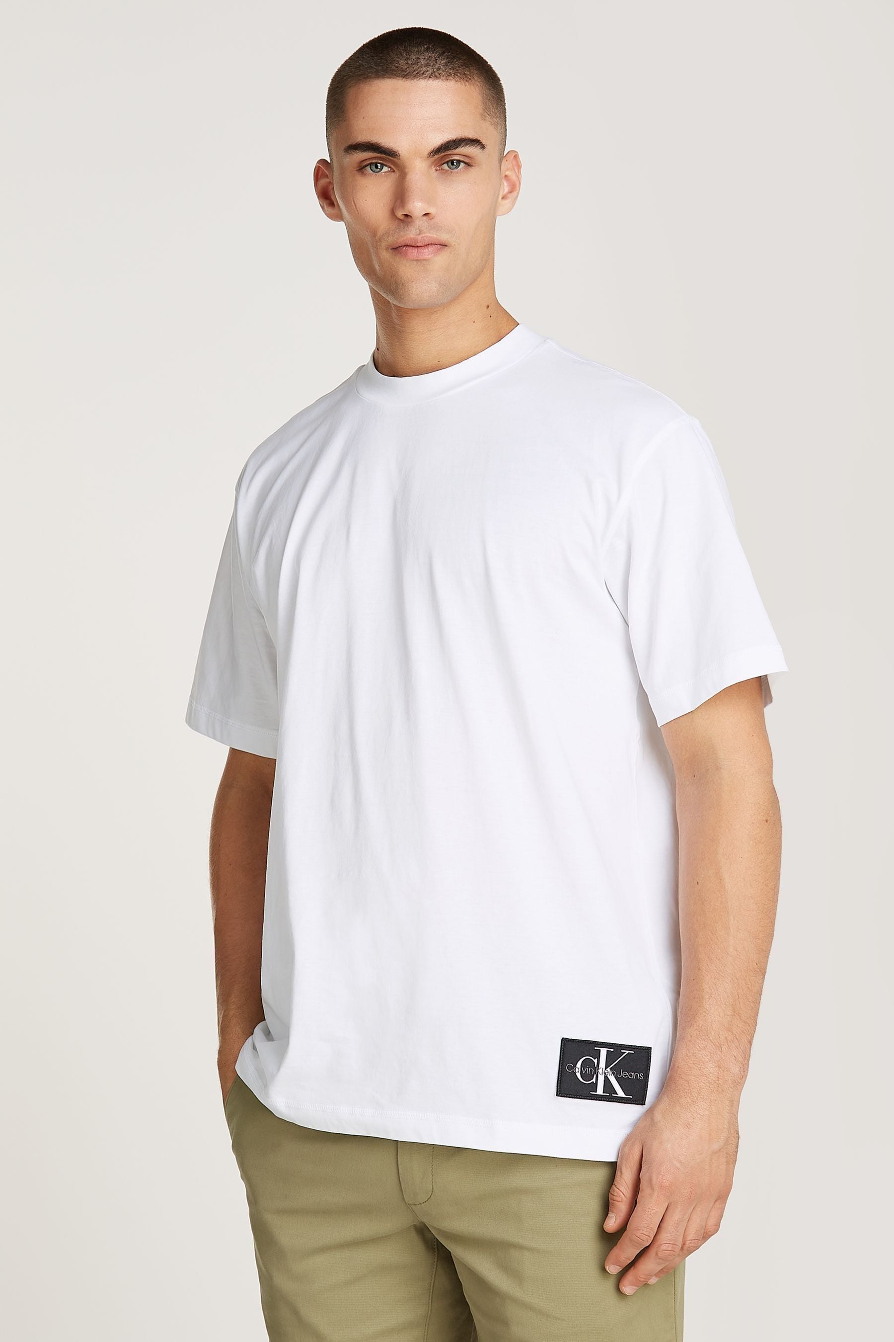 Calvin klein jeans grey t shirt store