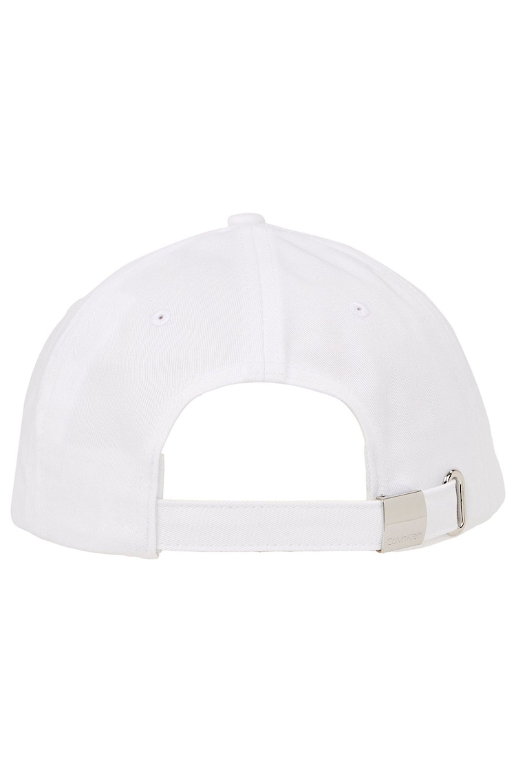 Calvin Klein White Essential Patch Cap - Image 2 of 3