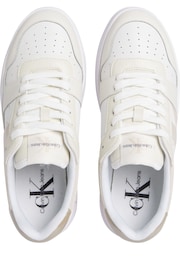 Calvin Klein White Bold Platform Low Lace Trainers - Image 4 of 5