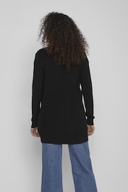 VILA Black Long Sleeve Knit Cardigan - Image 2 of 5