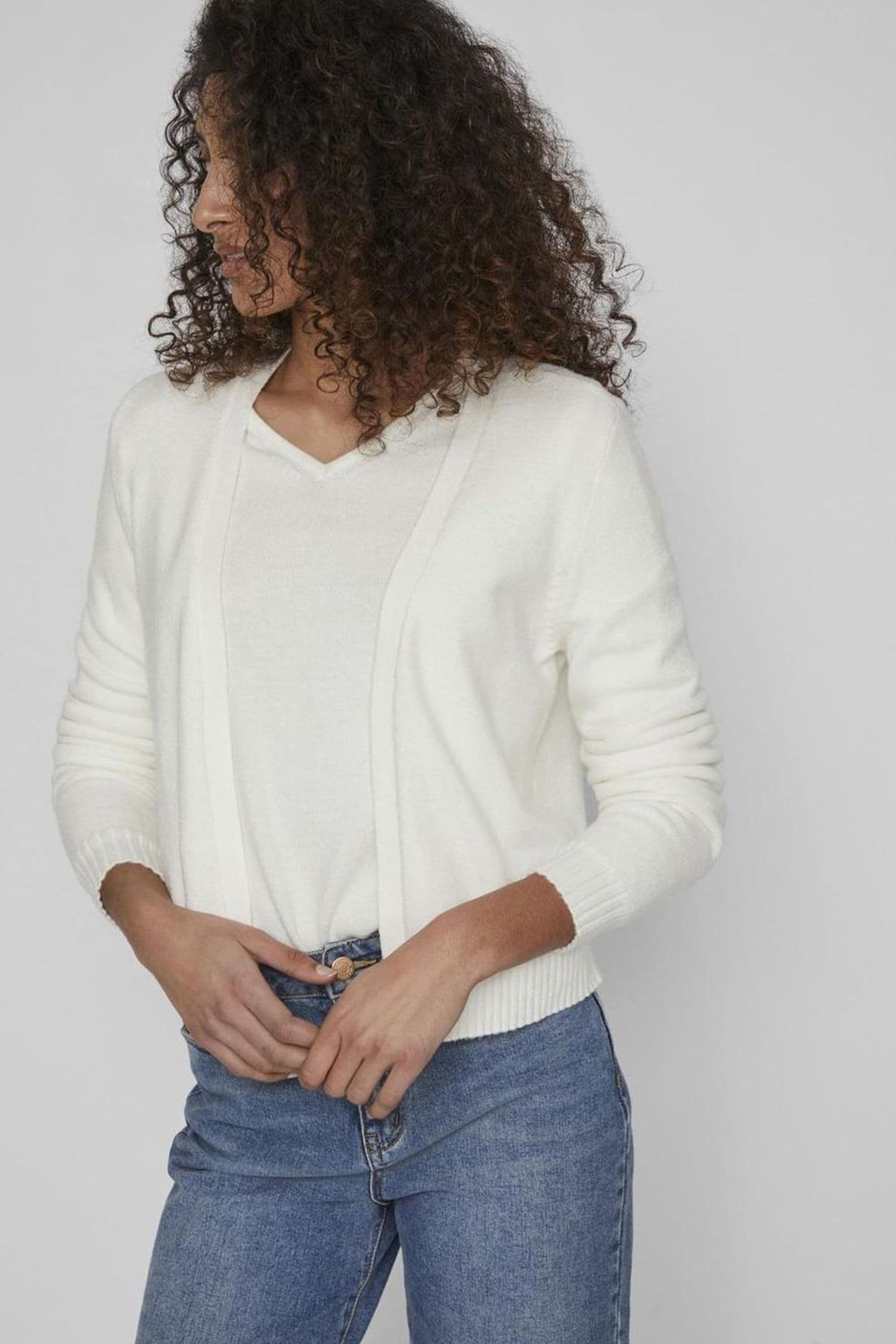White long sleeve cardigan sale