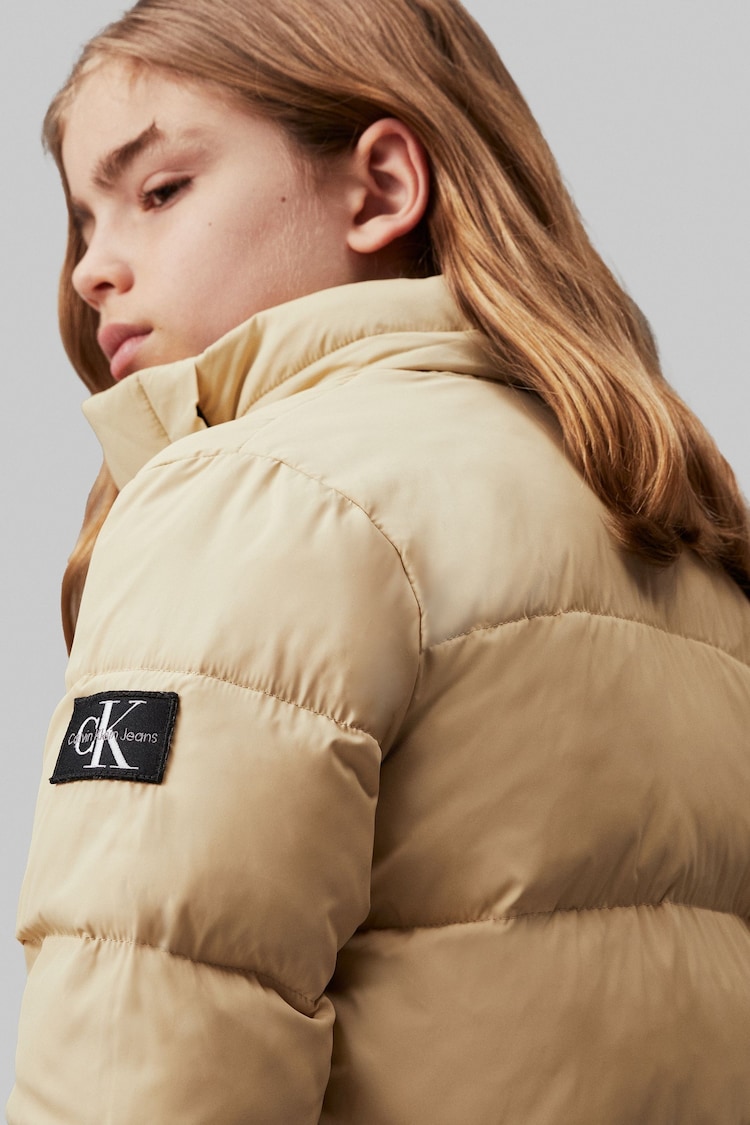 Calvin Klein Green Essential Puffer Jacket - Image 2 of 4