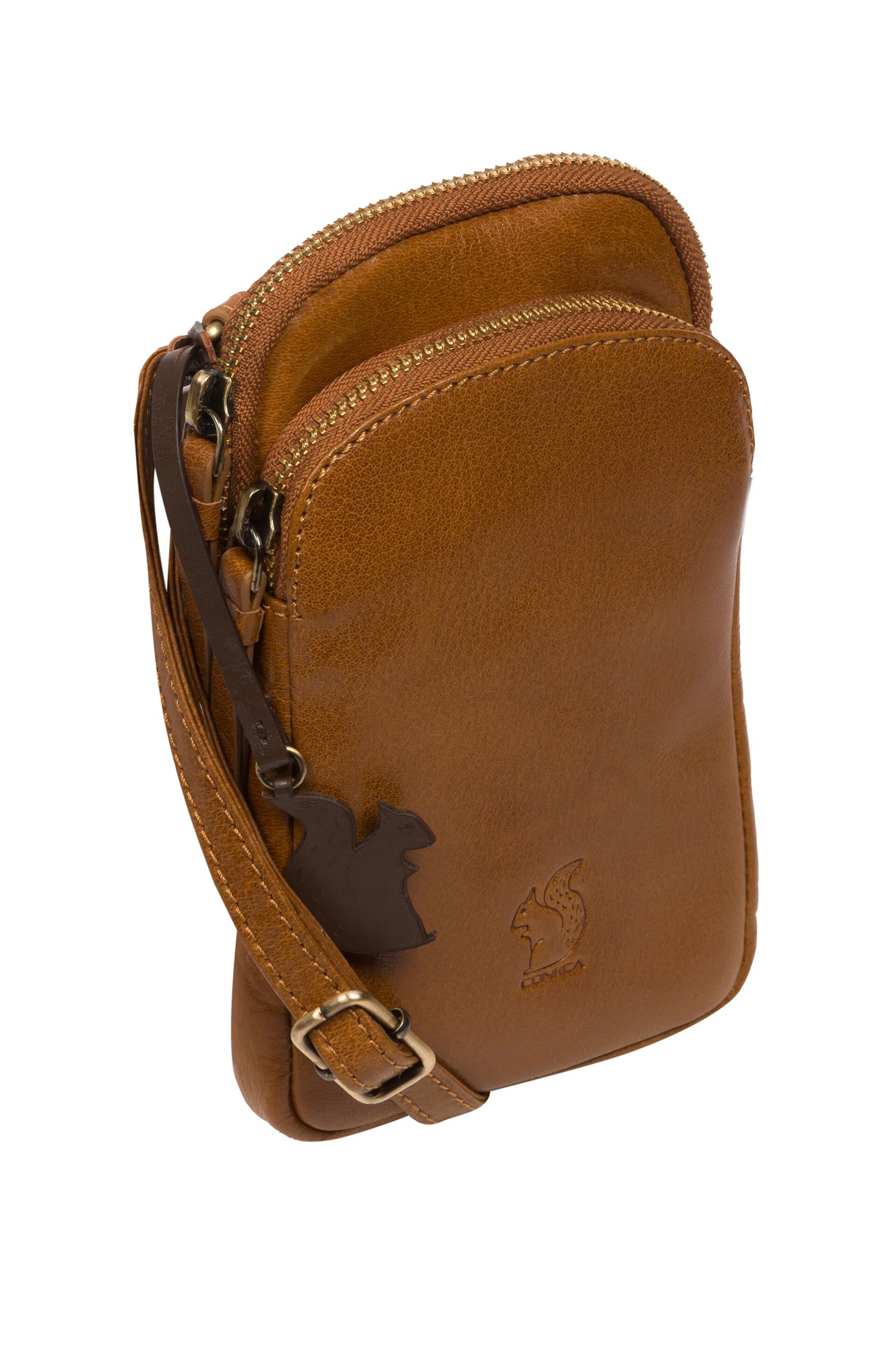 Conkca 'Leia' Leather Cross-Body Phone Bag - Image 6 of 8