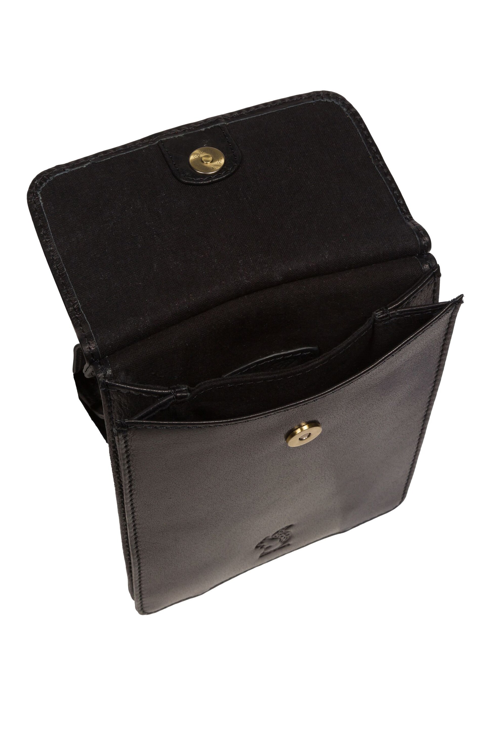 Conkca 'Milly' Leather Cross-Body Phone Black Bag - Image 5 of 6