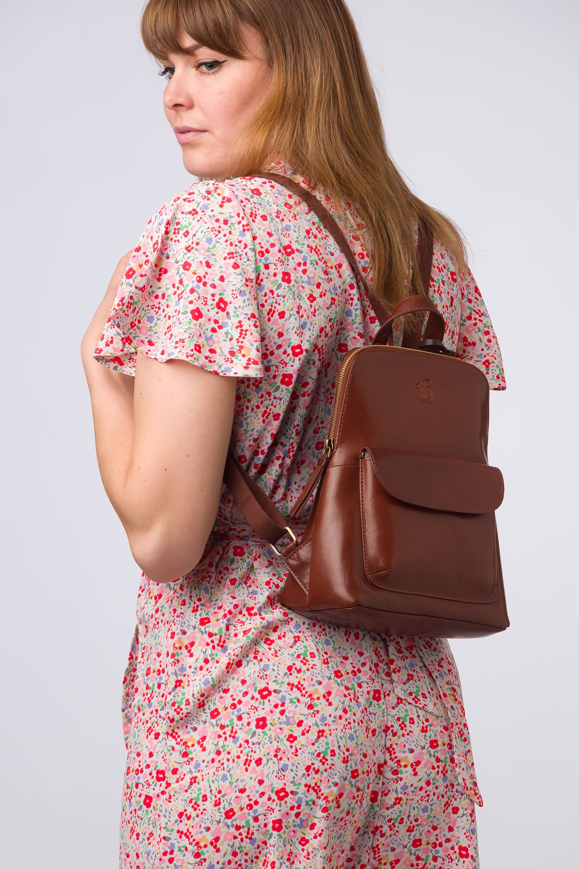 Conkca 'Kerrie' Leather Backpack - Image 1 of 7