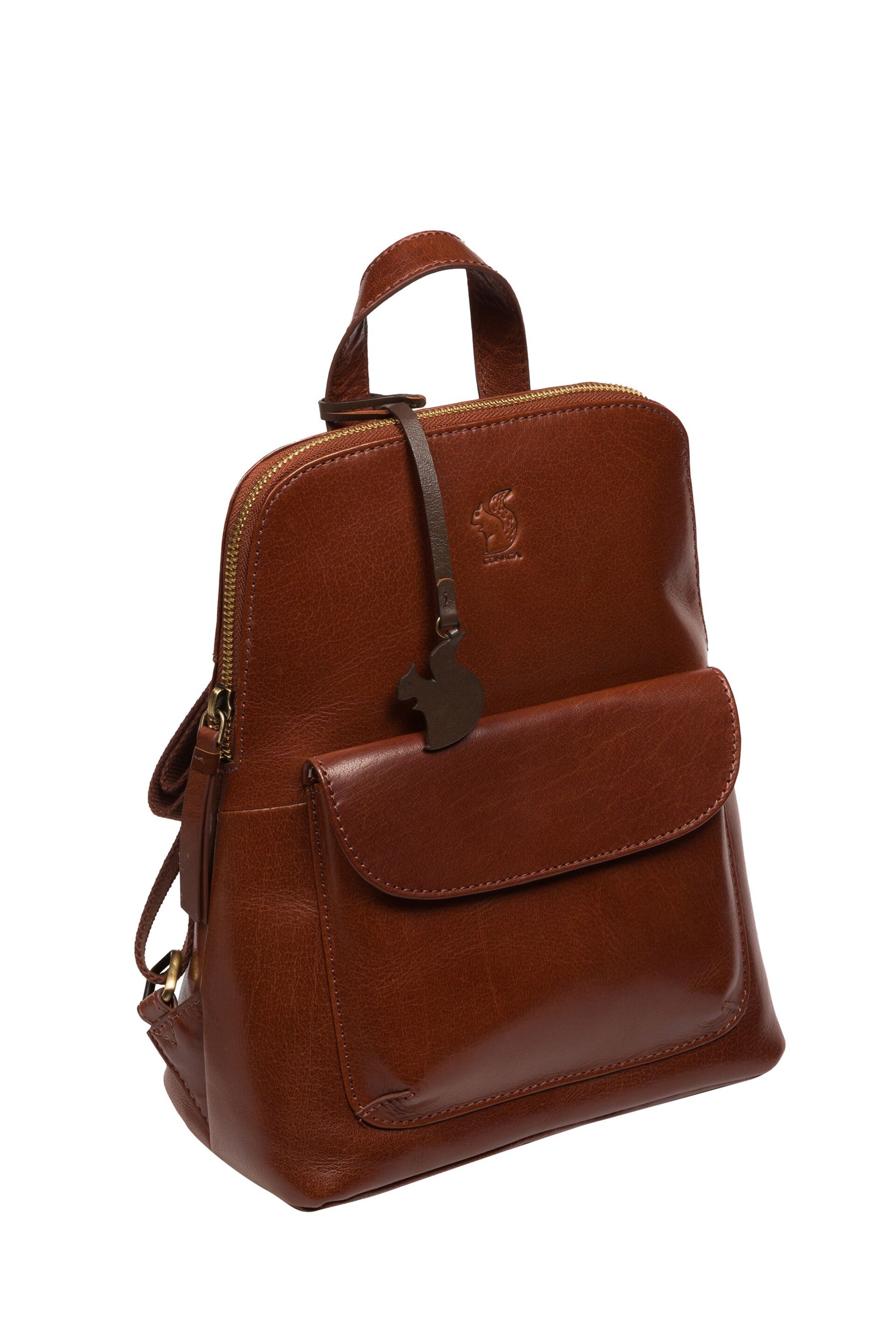 Conkca 'Kerrie' Leather Backpack - Image 6 of 7
