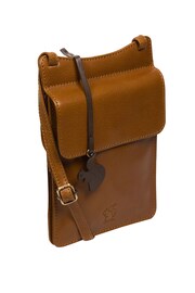 Conkca 'Milly' Leather Cross-Body Phone Black Bag - Image 4 of 6