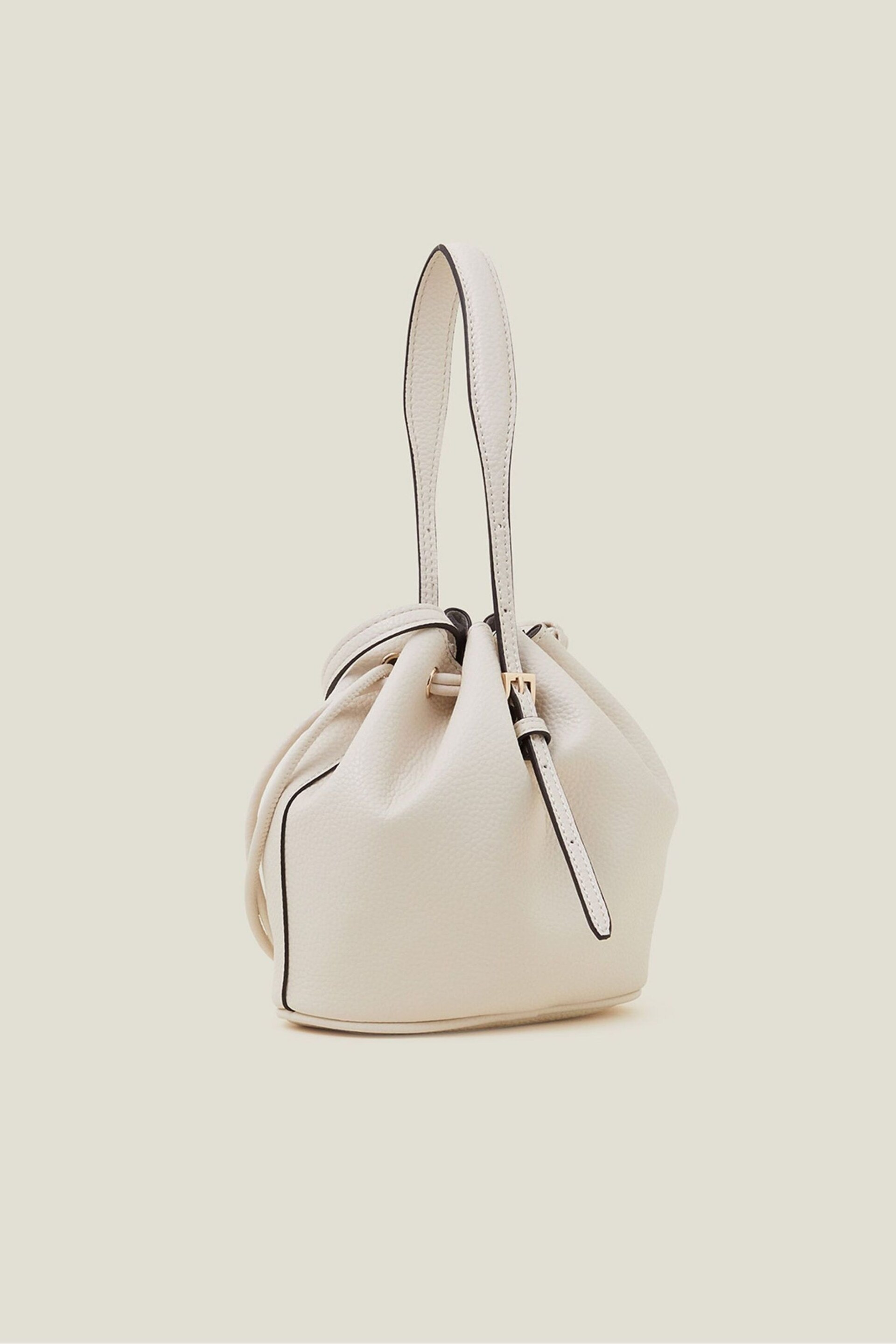 Accessorize Cream Mini Duffle Bag - Image 3 of 3