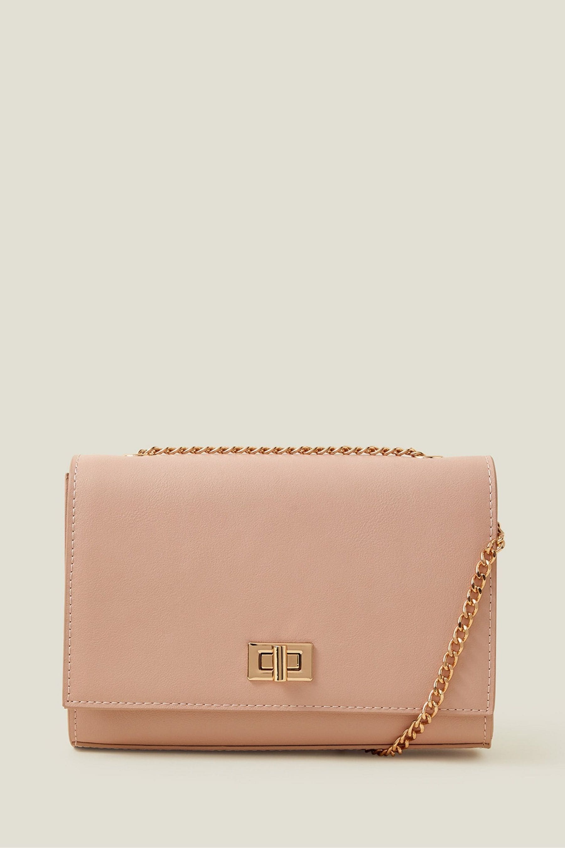 Nude chain shoulder bag deals