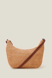 Accessorize Natural Raffia Cross-Body Bag - Image 2 of 4