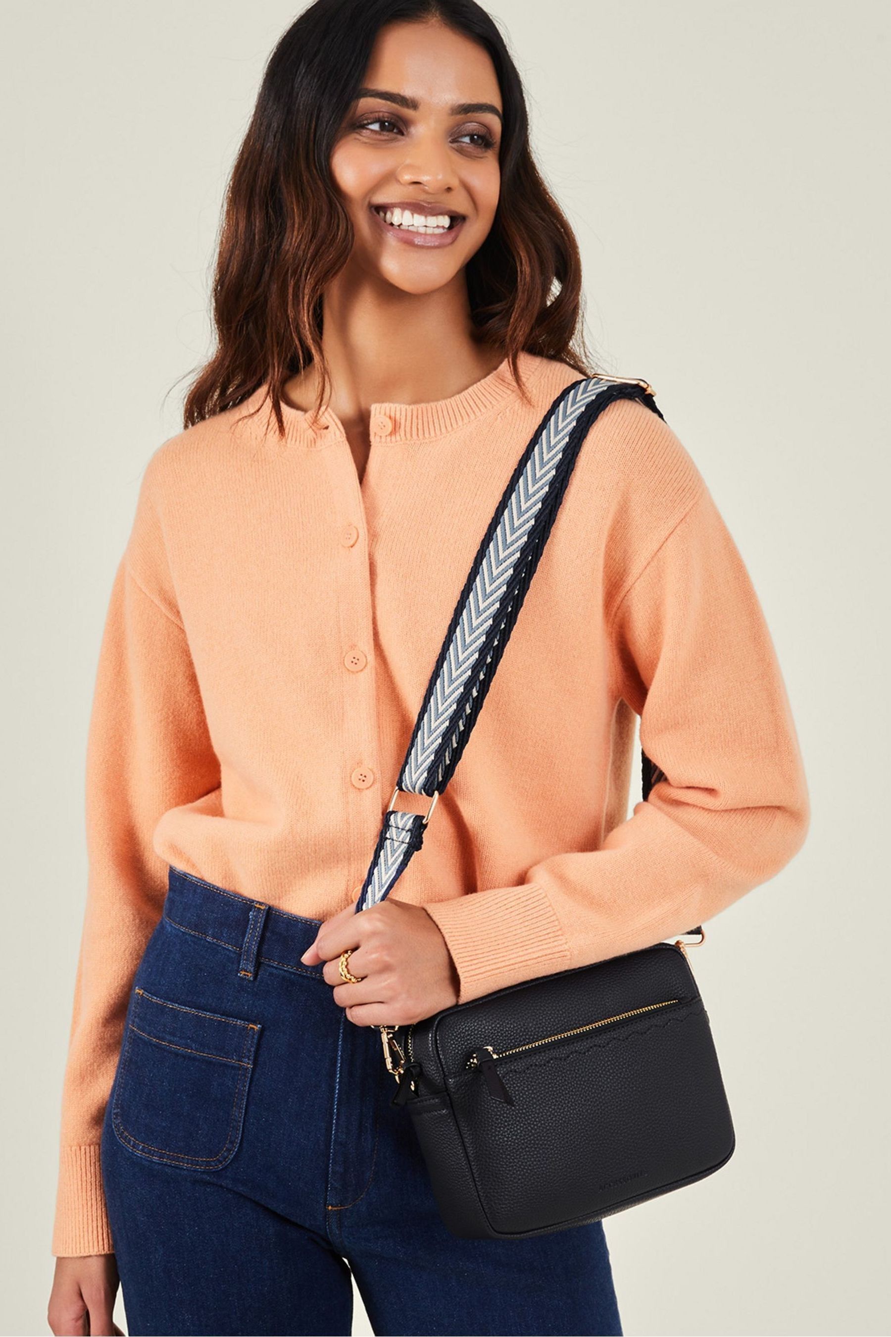 Buy Accessorize Blue Camera Bag with Webbing Strap from Next Qatar