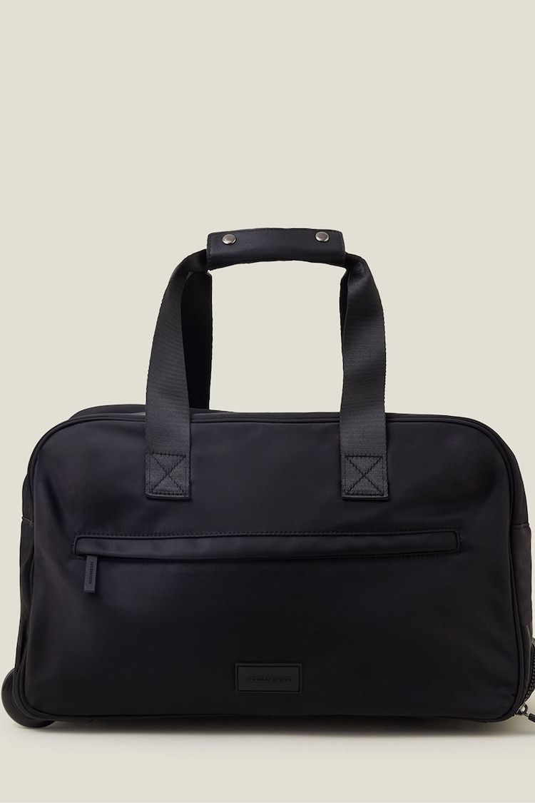 Accessorize Black Pull Along Weekender Bag - Image 2 of 4