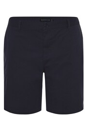 BadRhino Big & Tall Blue Stretch Chino Shorts - Image 4 of 5
