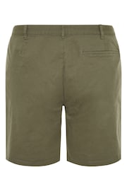 BadRhino Big & Tall Green Stretch Chino Shorts - Image 5 of 5
